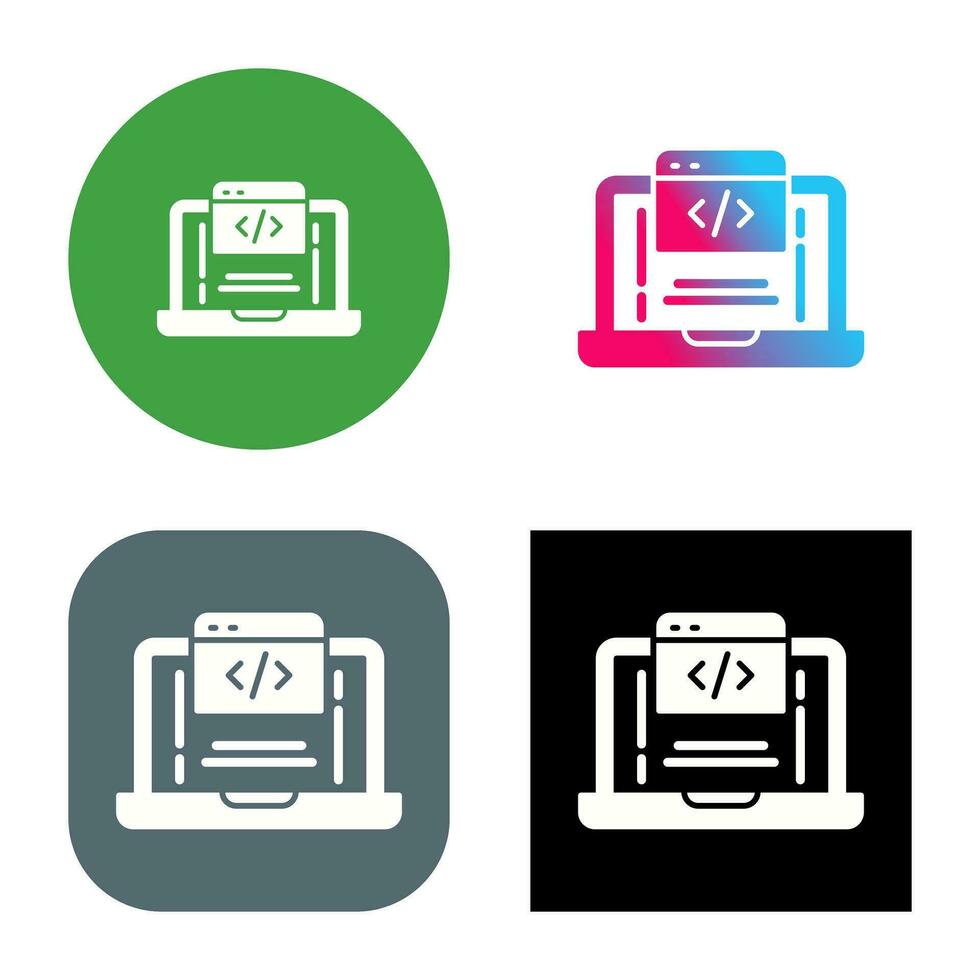 Coding Vector Icon
