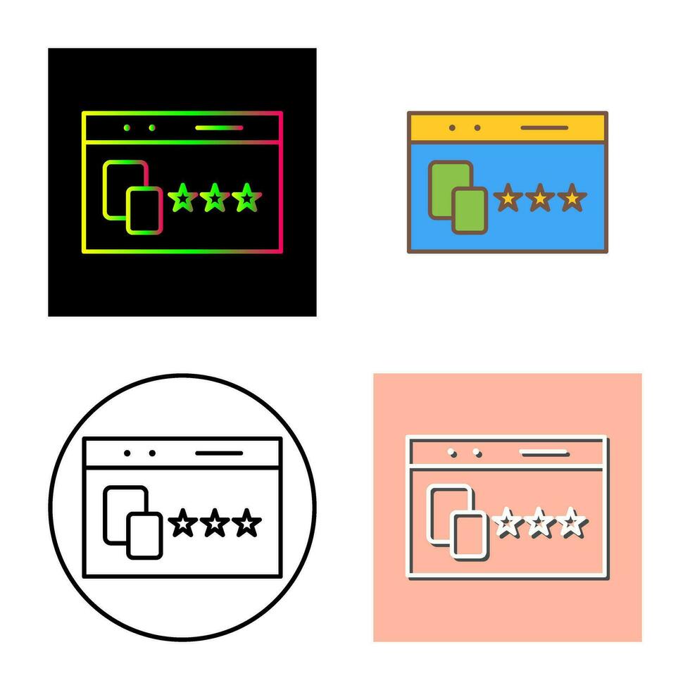 Unique Website Promotion Vector Icon