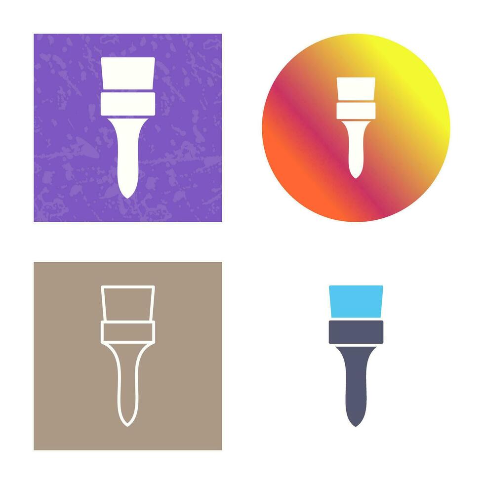 Unique Brush Vector Icon