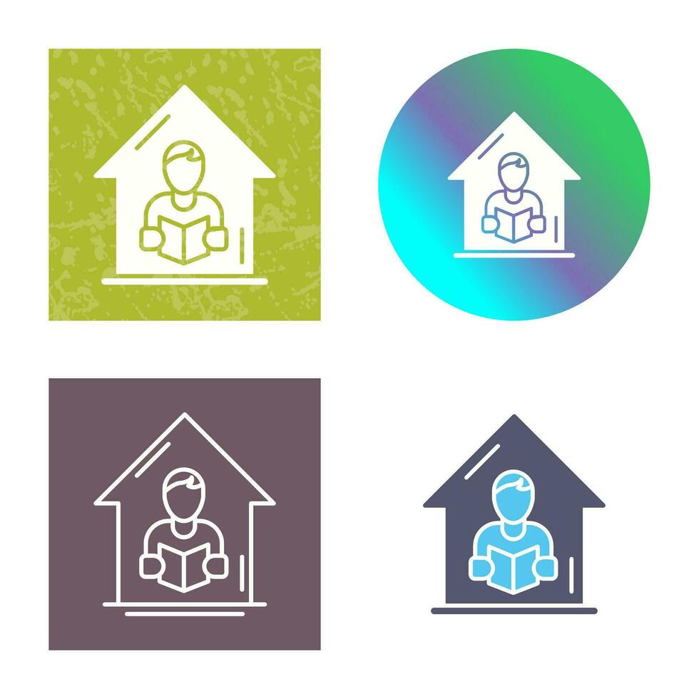 Home Learning Vector Icon