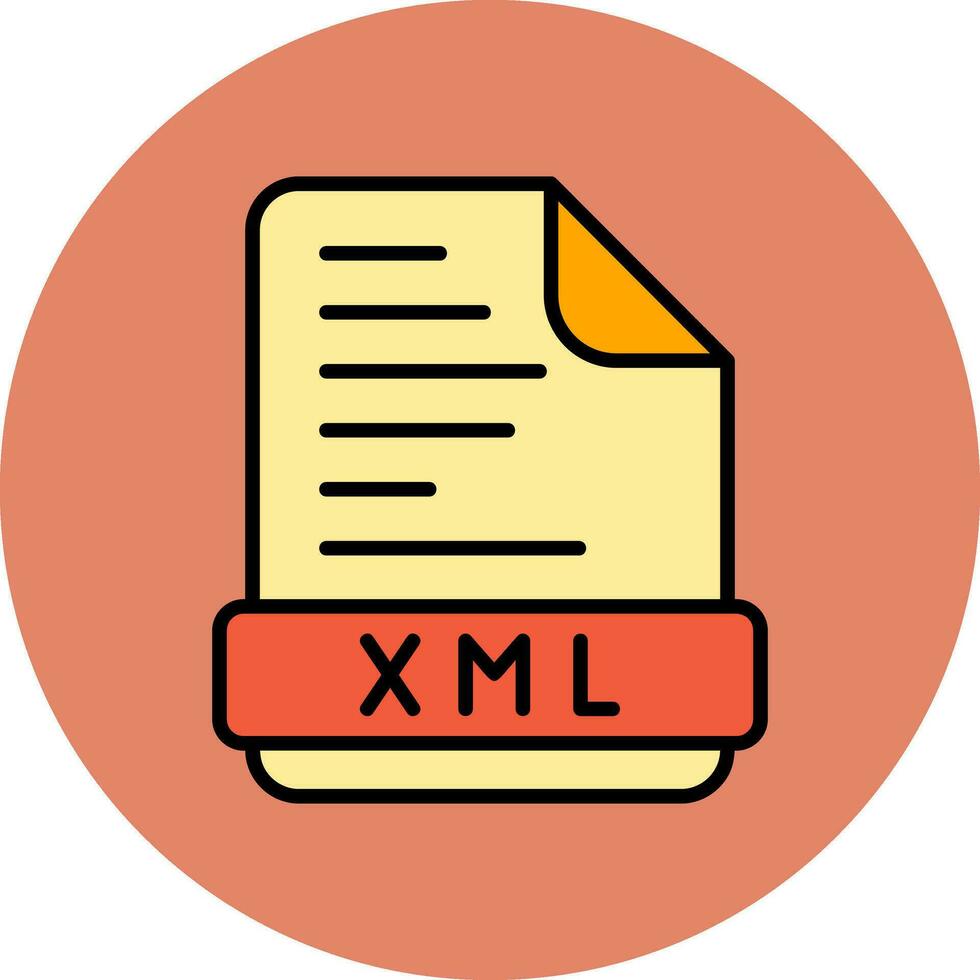 Xml Vector Icon