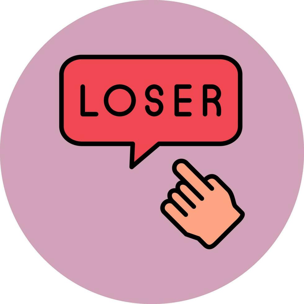 Loser Vector Icon