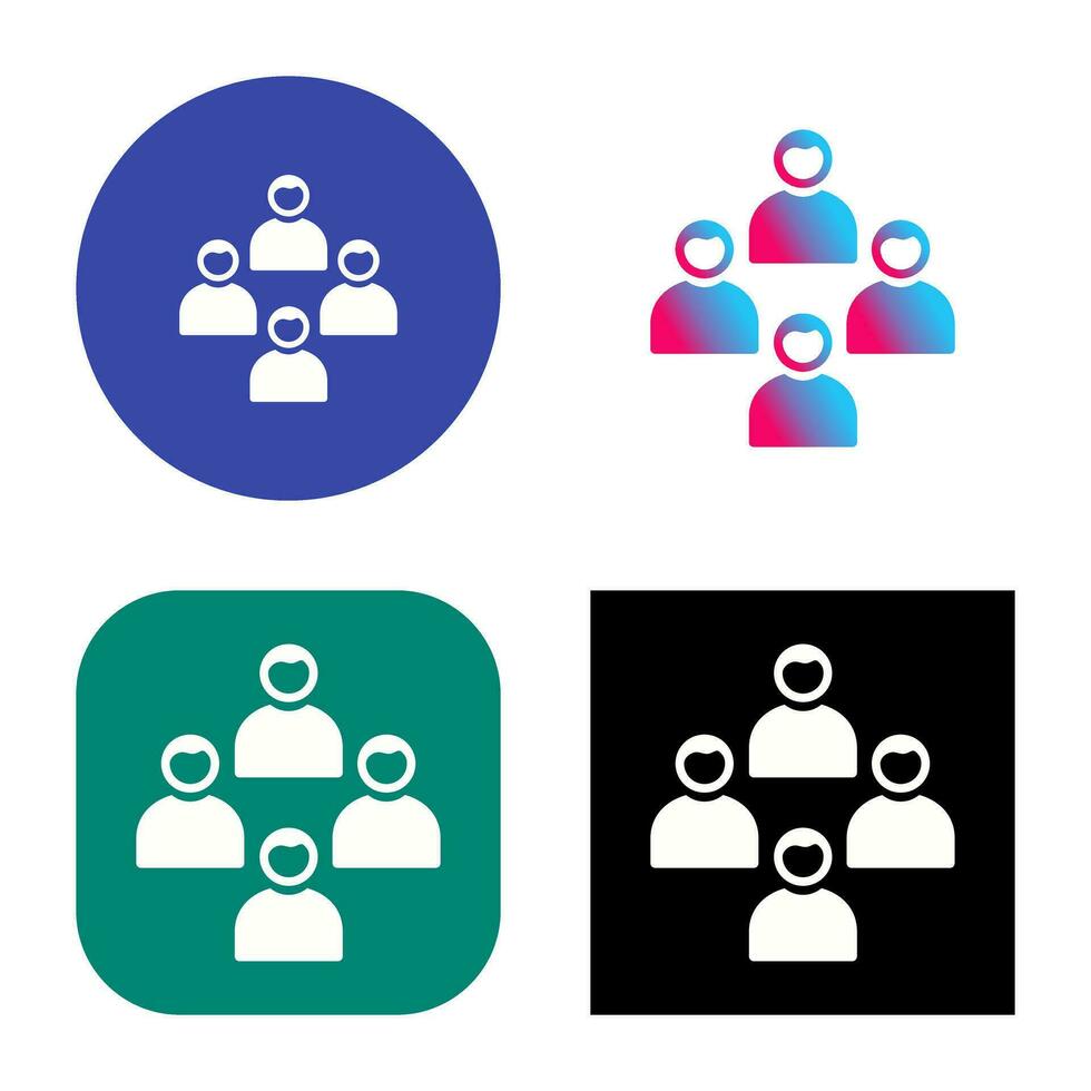 Network Group Vector Icon