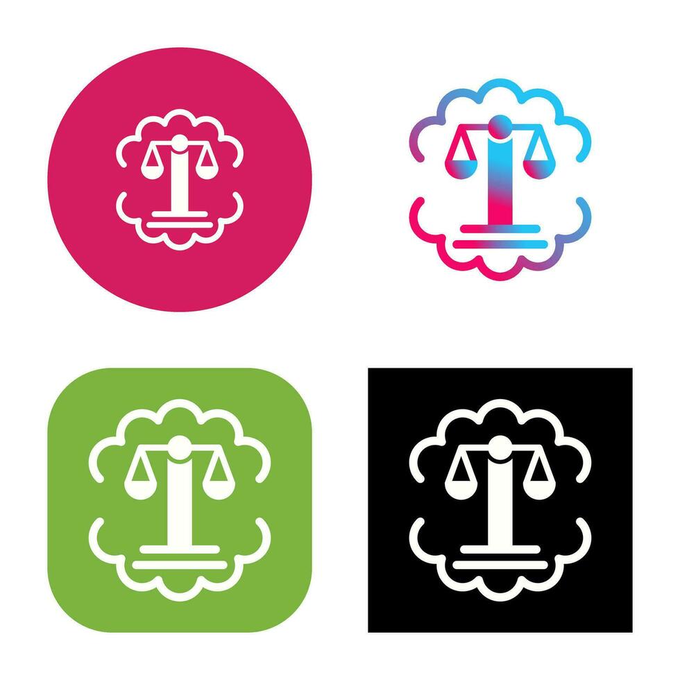 Justice Scale Vector Icon