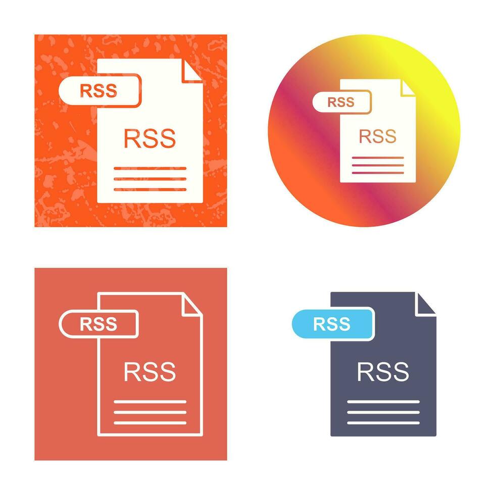 RSS Vector Icon