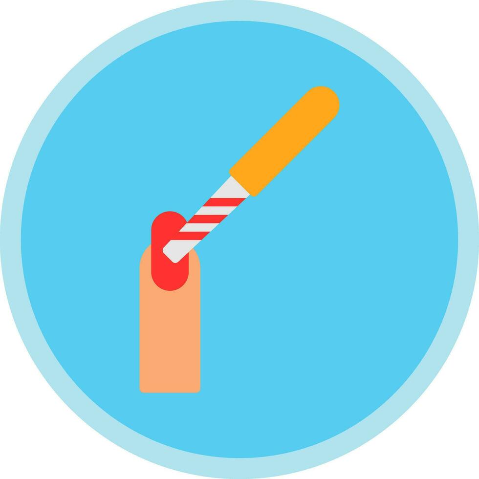 Nail File Vector Icon Design