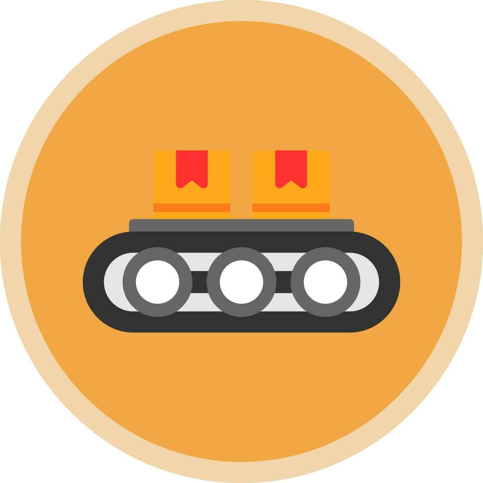Conveyor belt Vector Icon Design