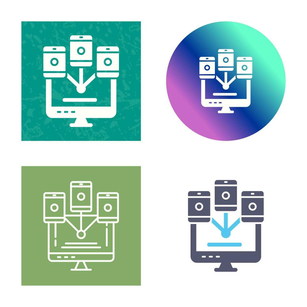 Computer Networks Vector Icon