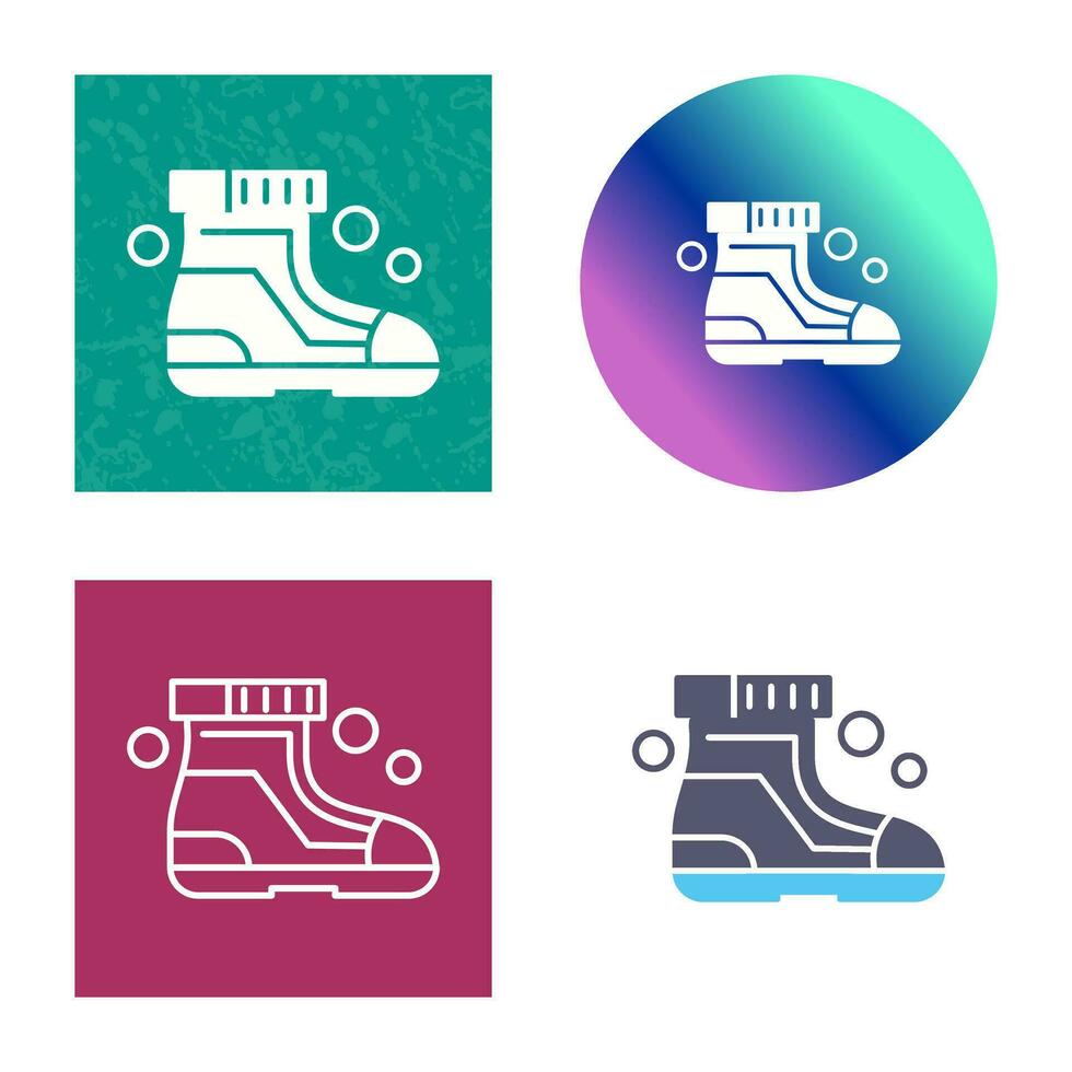 Ski Boots Vector Icon