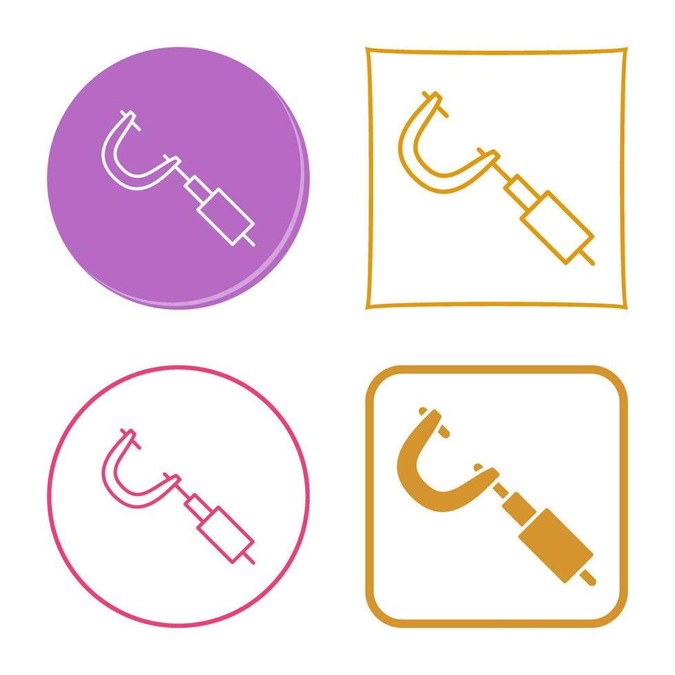 Micrometer Vector Icon