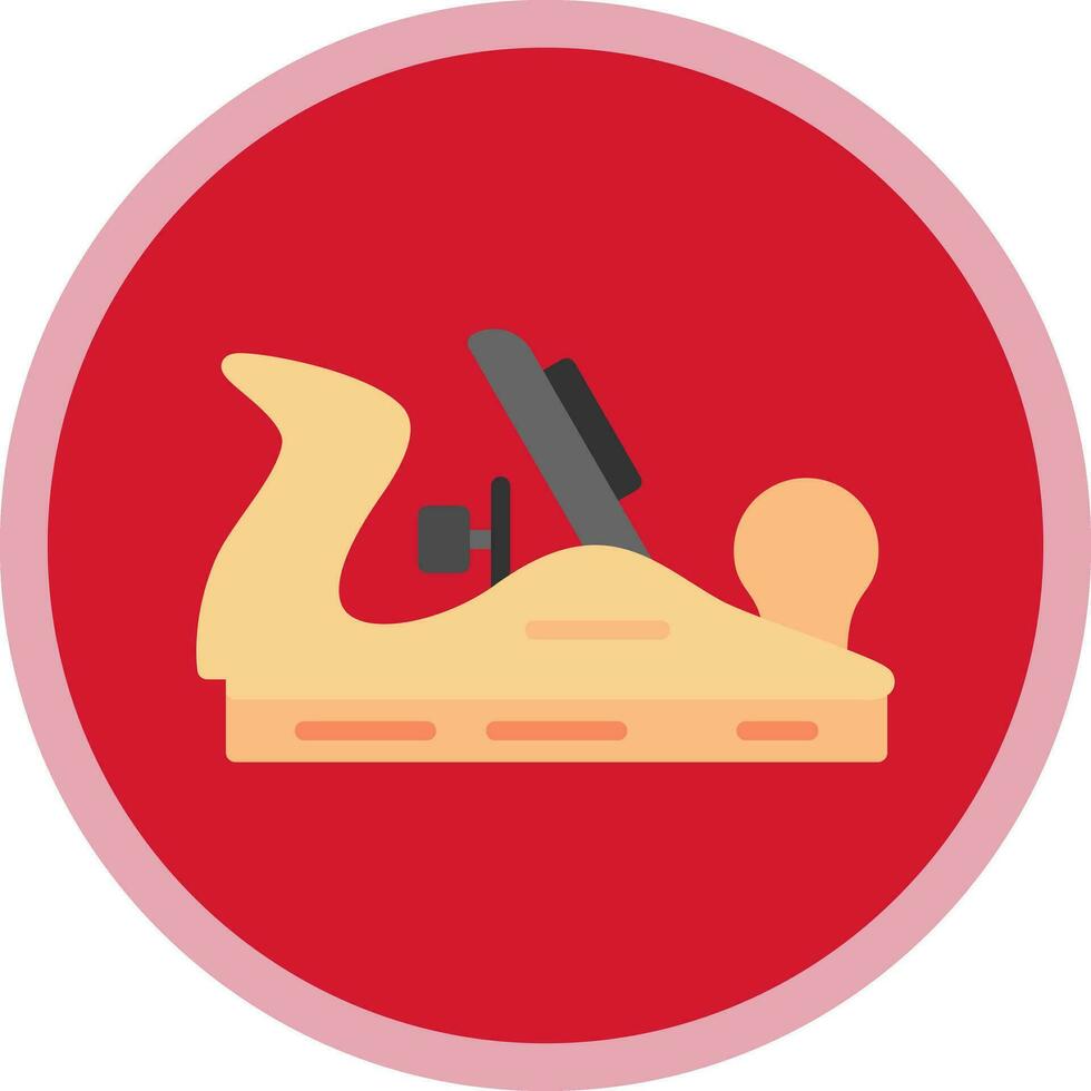 Wood plane Vector Icon Design