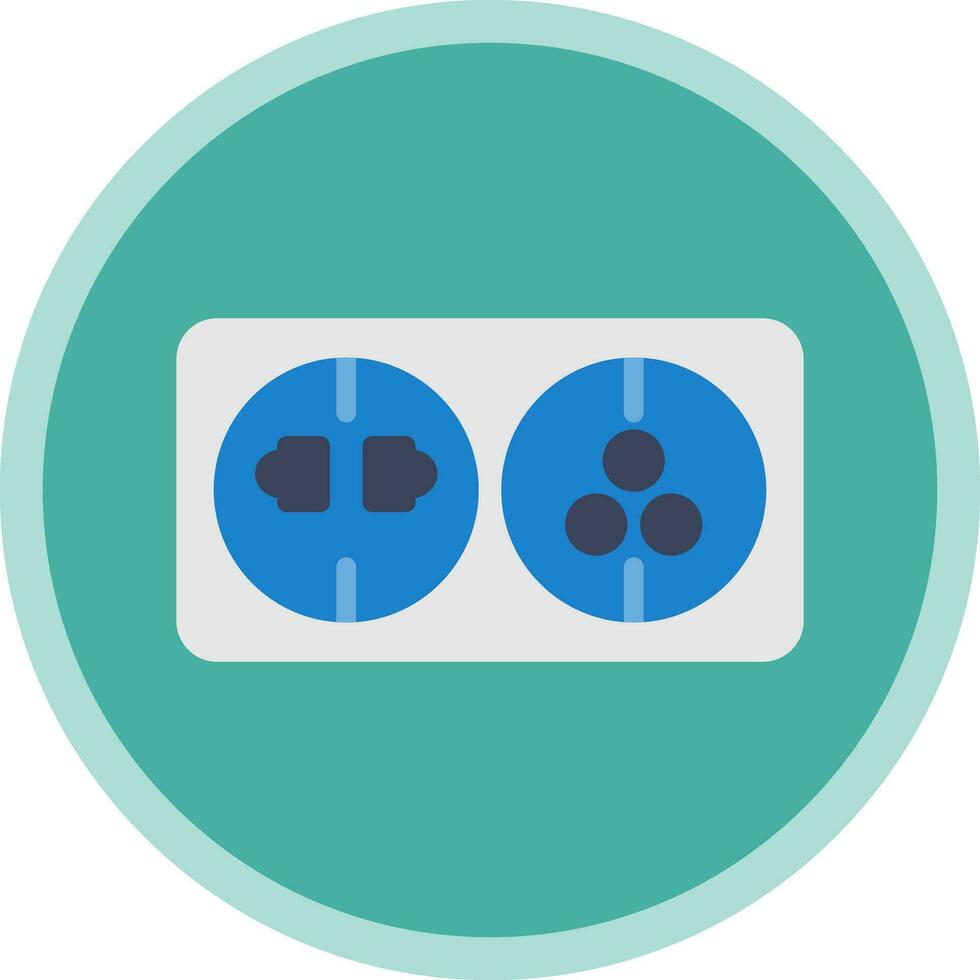 Wall socket Vector Icon Design