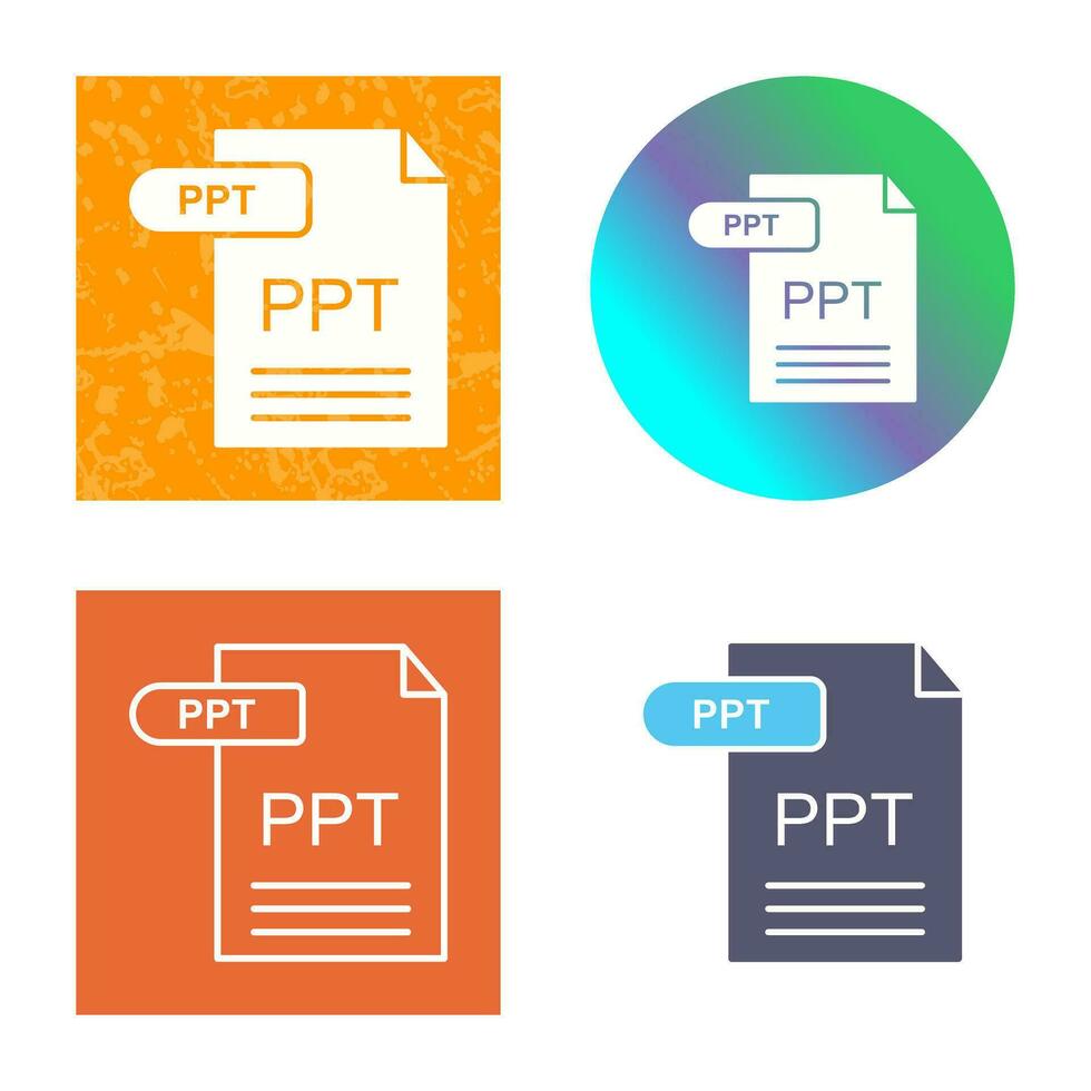 icono de vector de ppt