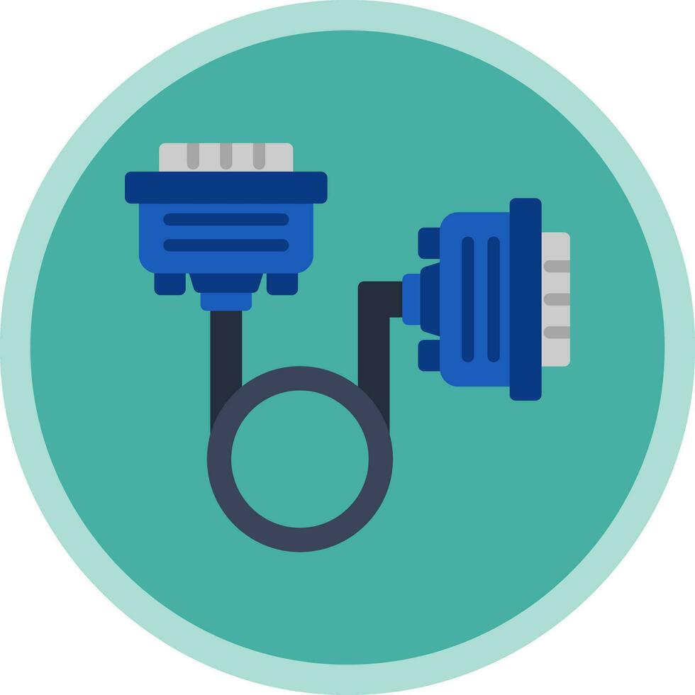 Vga cable Vector Icon Design