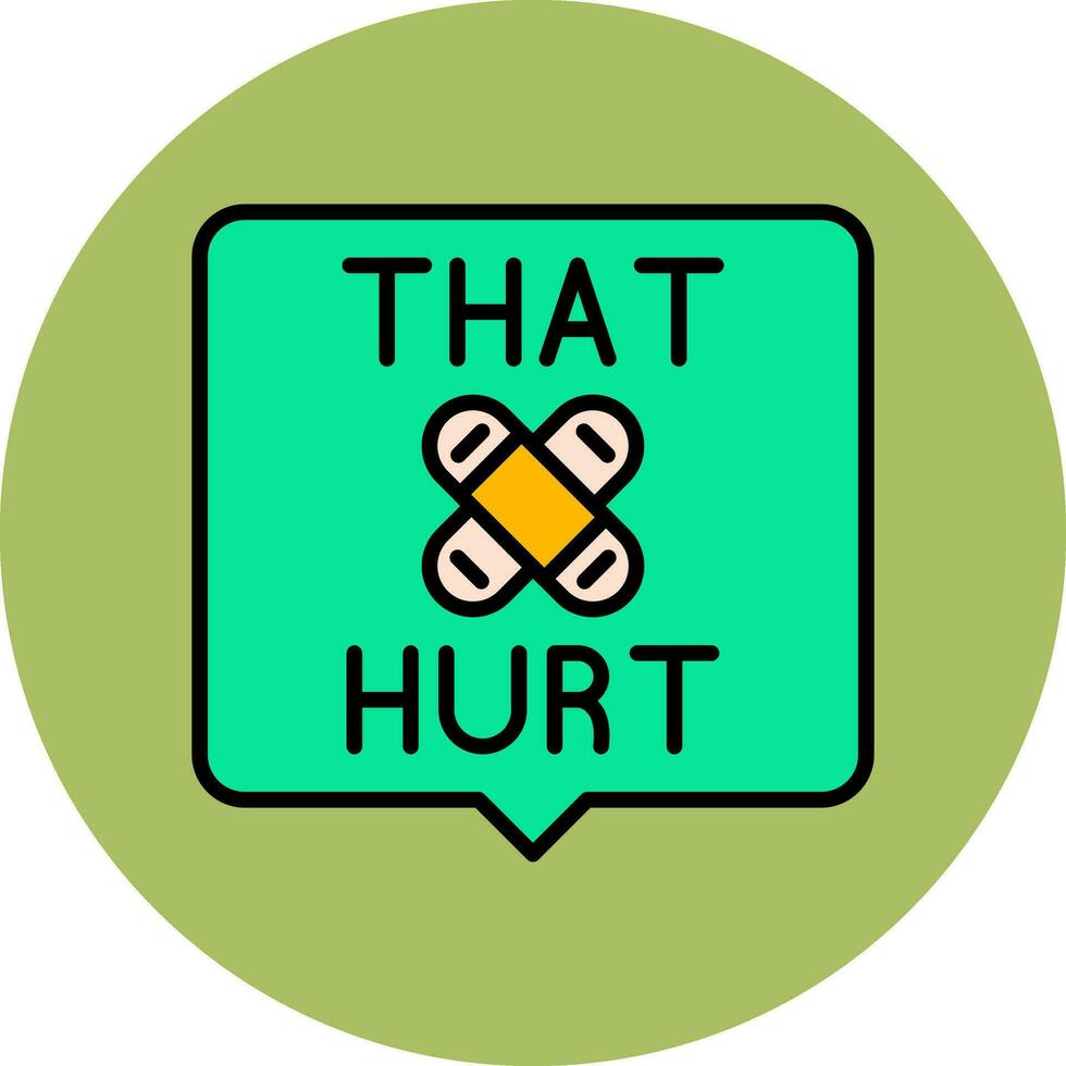 That Hurts Vector Icon