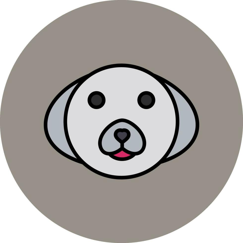 bichón frise vector icono