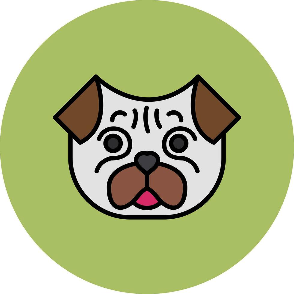 Pug Vector Icon