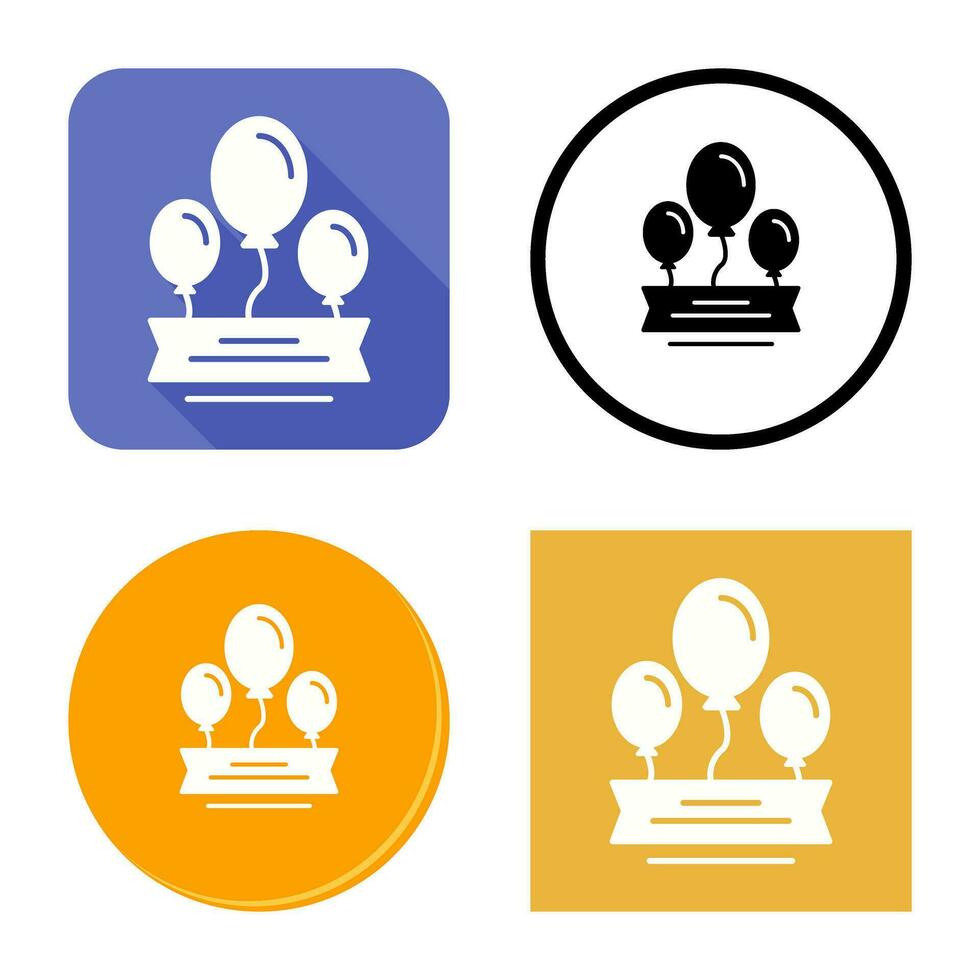 Balloons Vector Icon