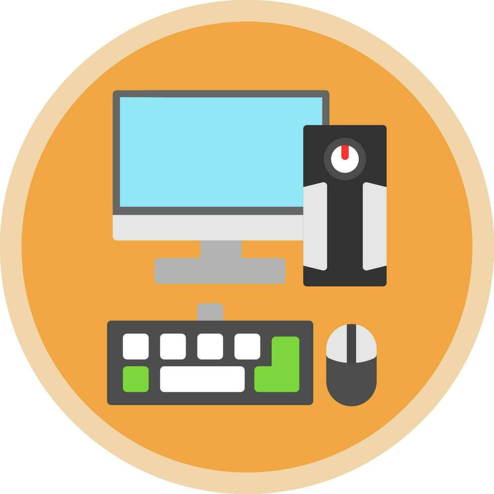 Computer Vector Icon Design