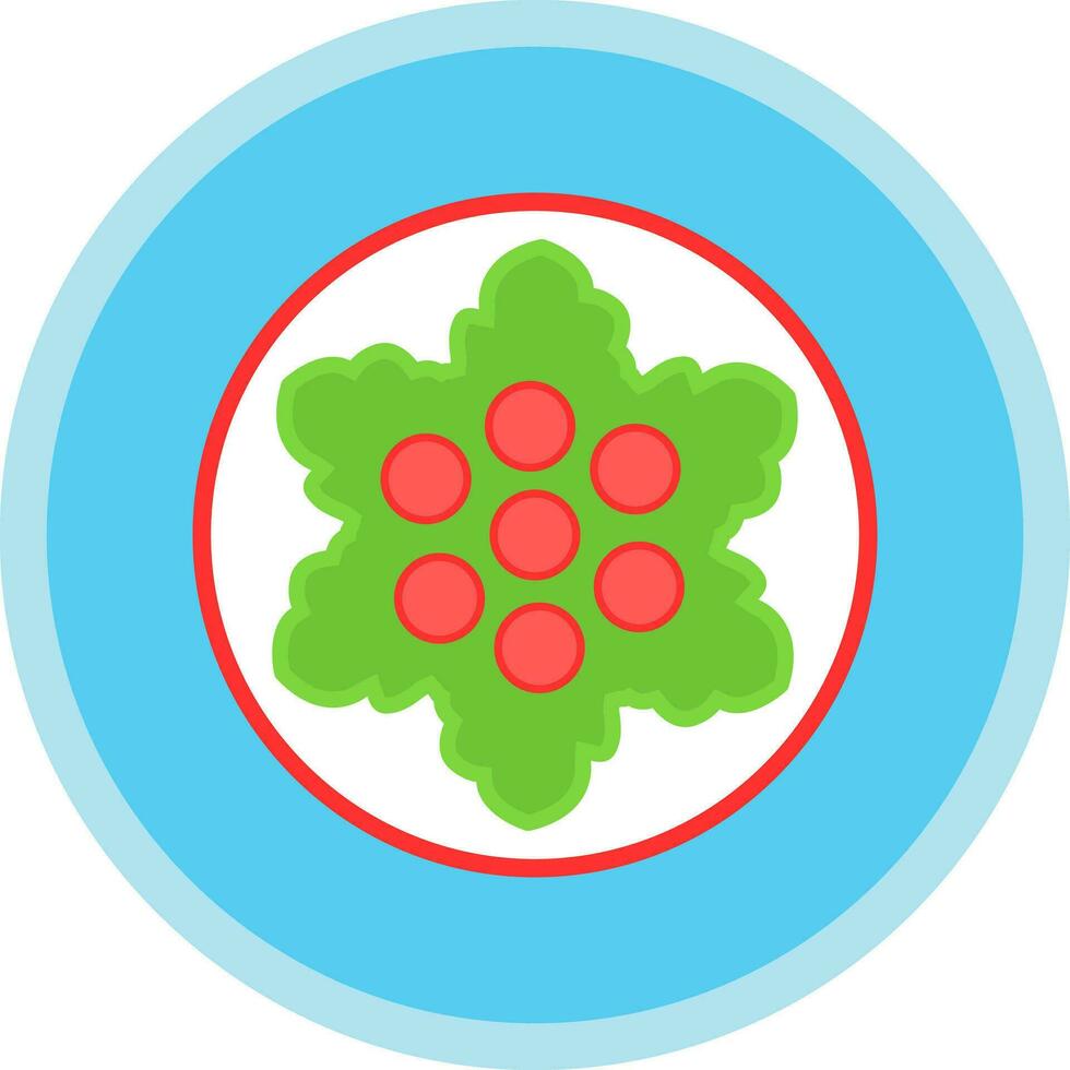 Caesar Salad Vector Icon Design