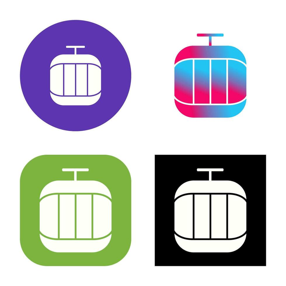 Cable Car Vector Icon