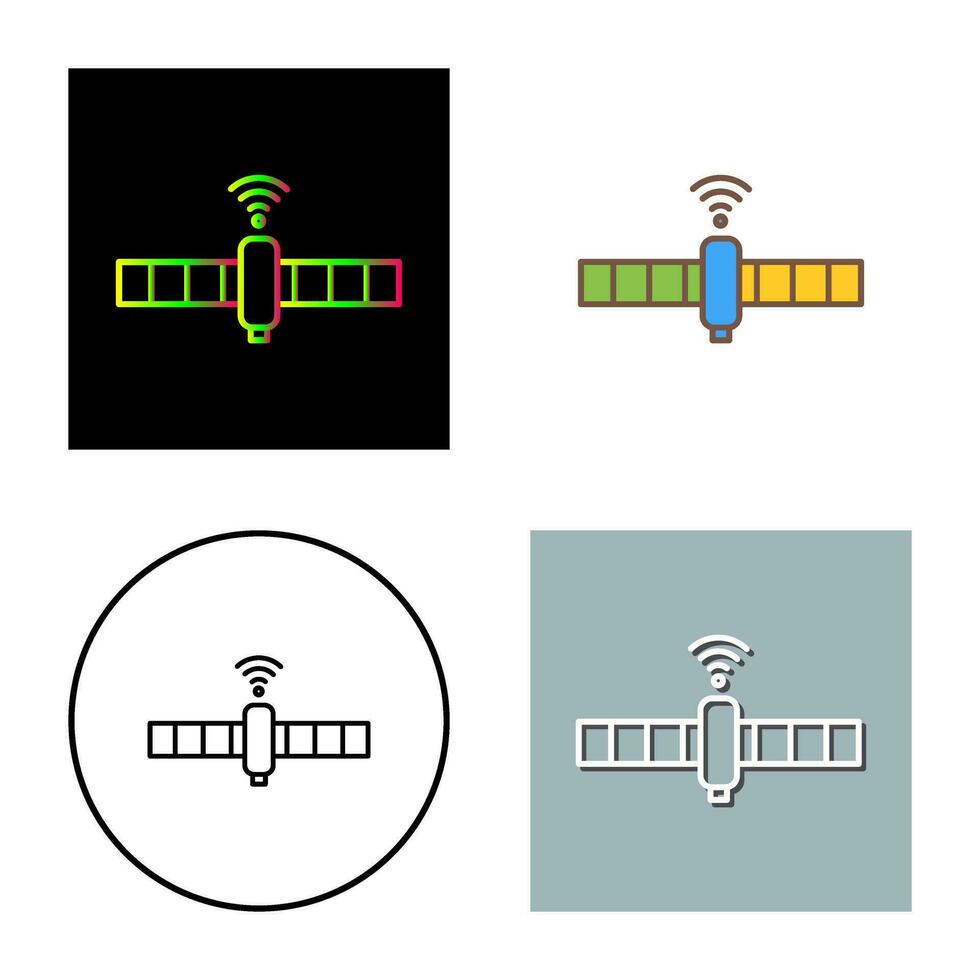 Unique Satellite Vector Icon