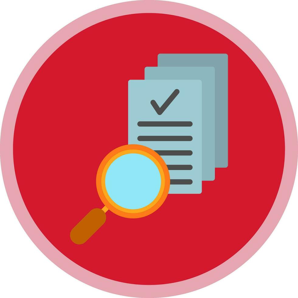 Magnifying Glass Vector Icon Design