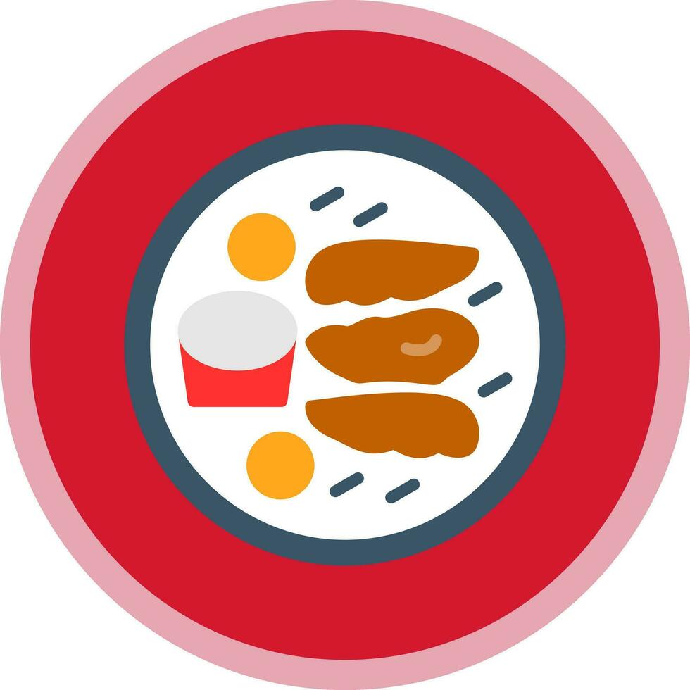 Chicken Fingers Vector Icon Design