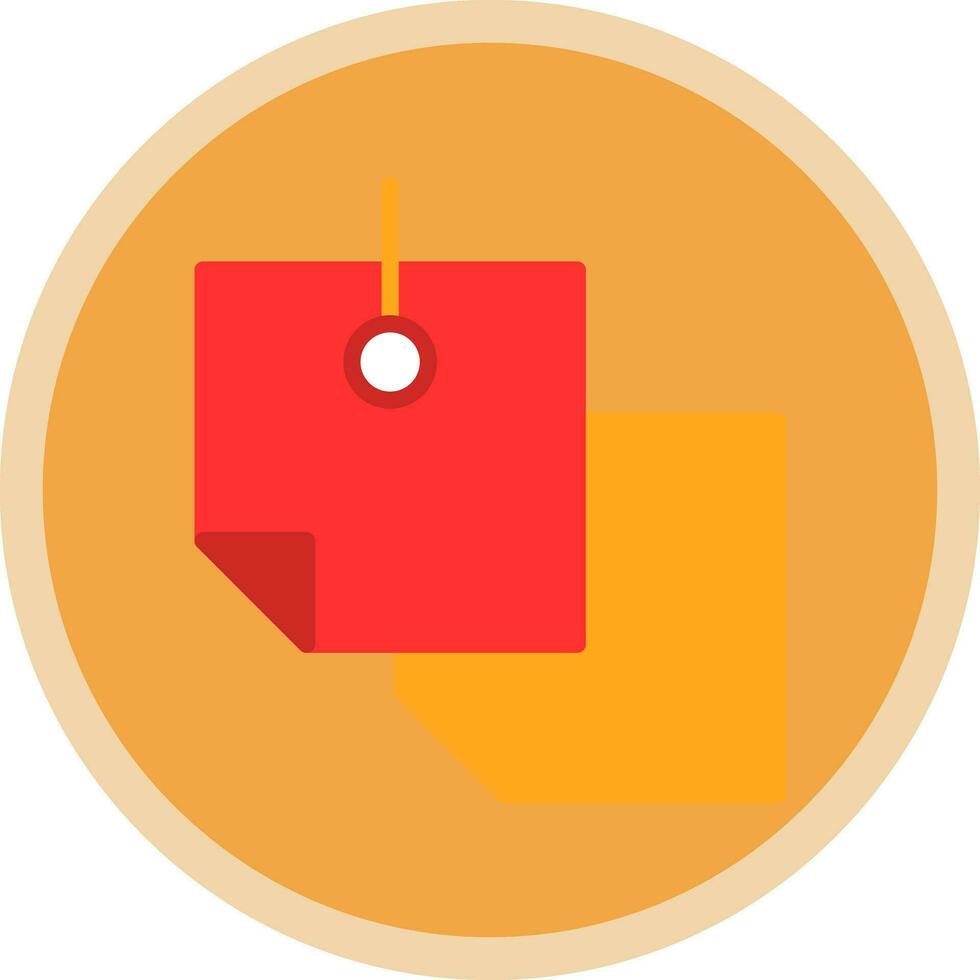 Sticky Notes Vector Icon Design