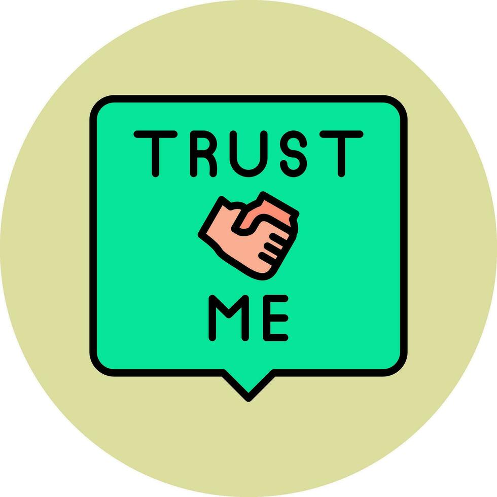 Trust Me Vector Icon