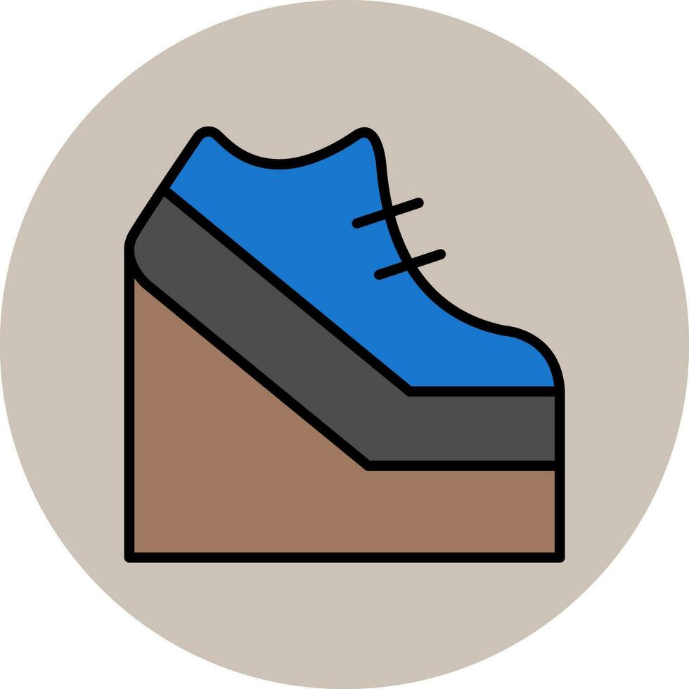 icono de vector de zapato