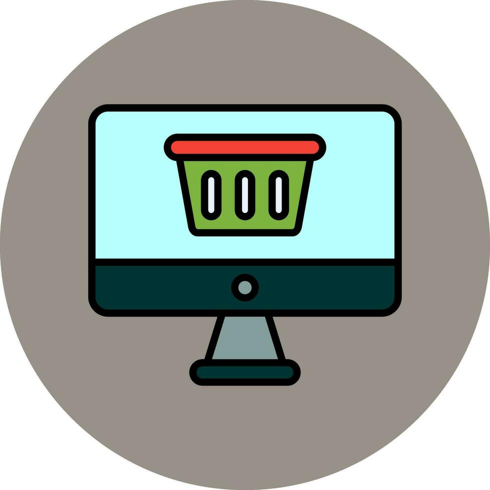 Online Shopping Vector Icon
