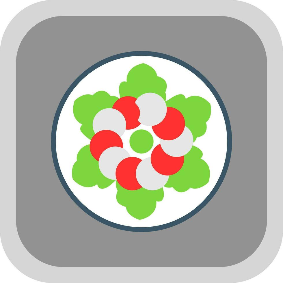 Tuna Salad Vector Icon Design