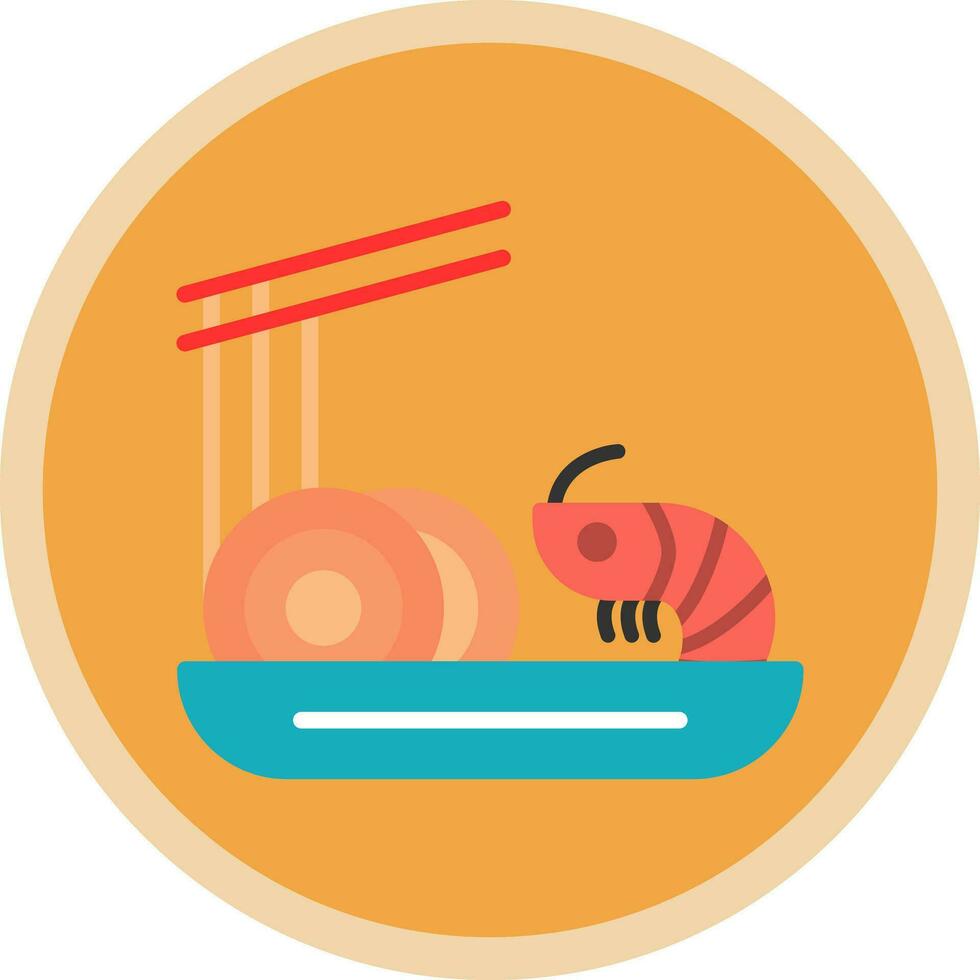 Pad Thai Vector Icon Design