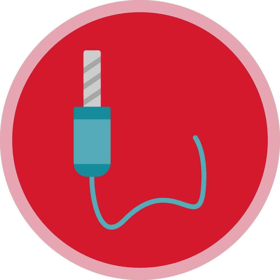 diseño de icono de vector de conector de audio