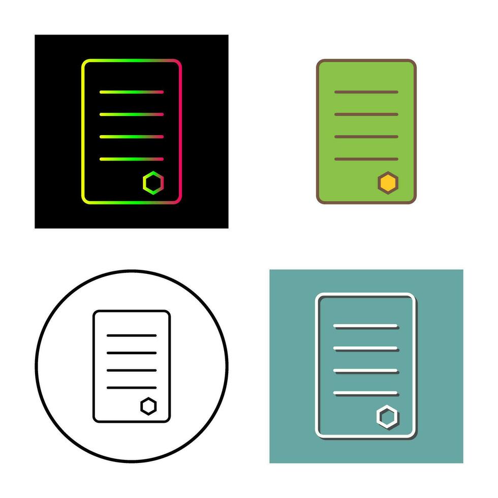 Unique Reports Vector Icon