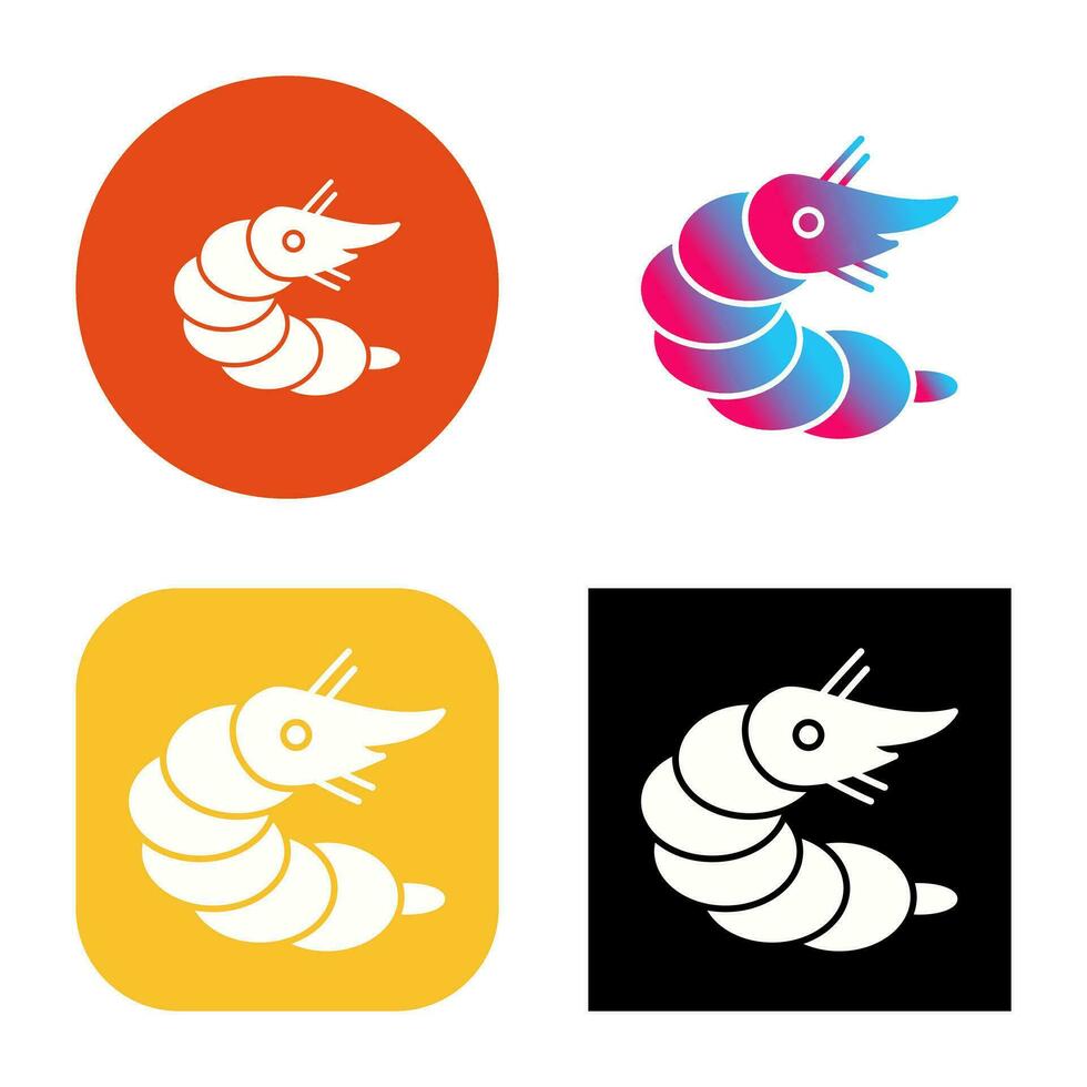 Shrimp Vector Icon