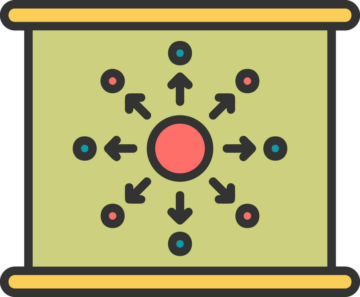 Diffusion Vector Icon