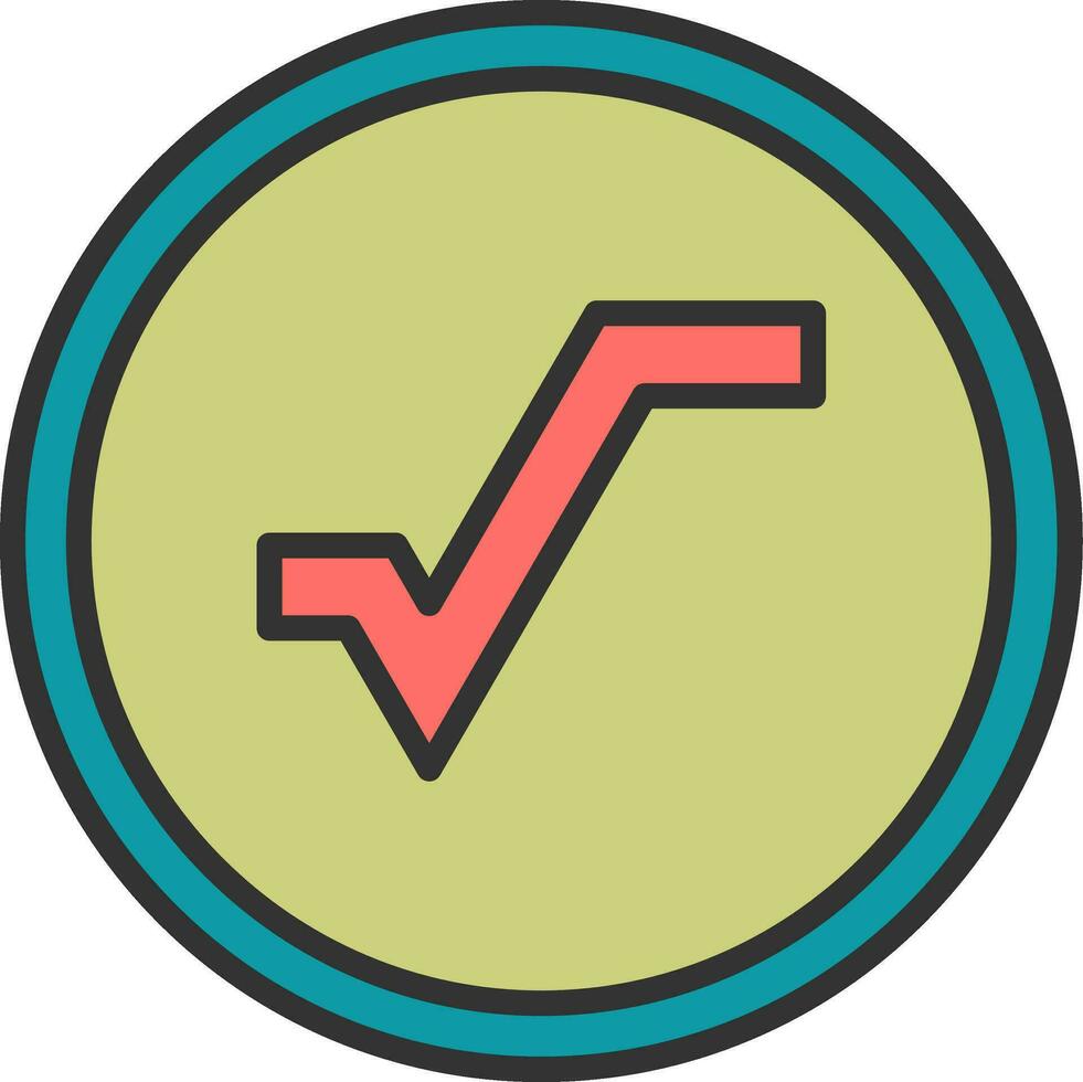 Square Root Vector Icon