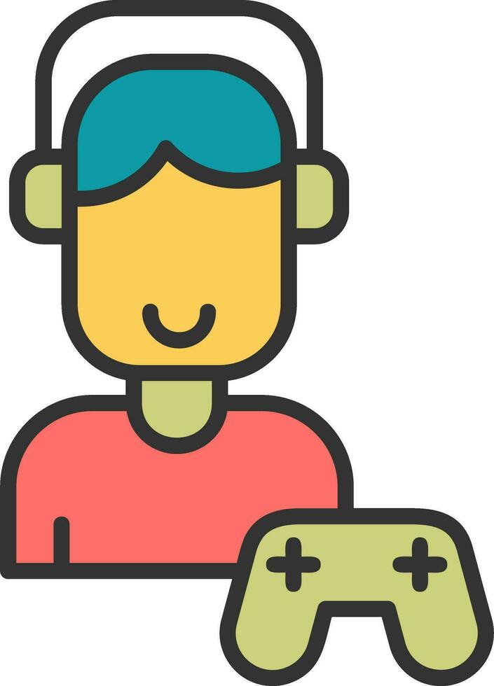 Gamer Vector Icon