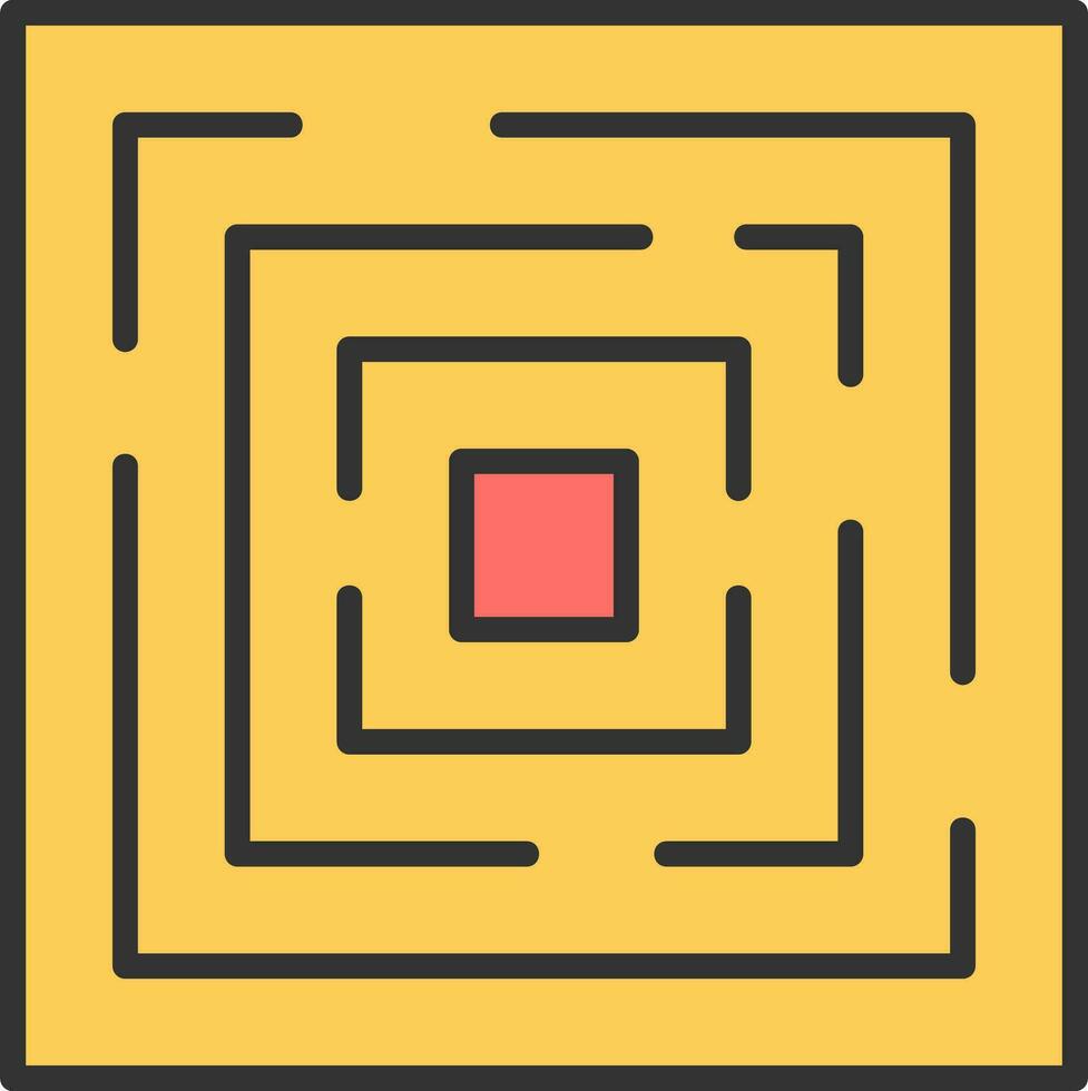 Maze Vector Icon
