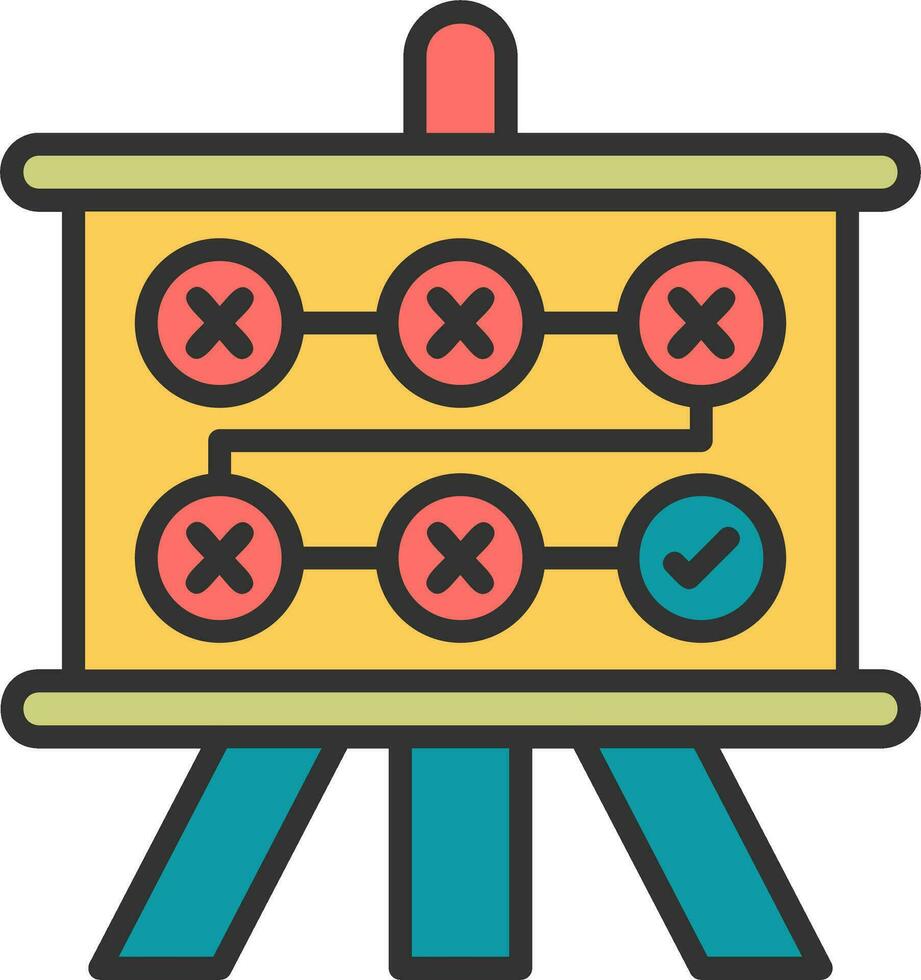 Trial And Error Vector Icon