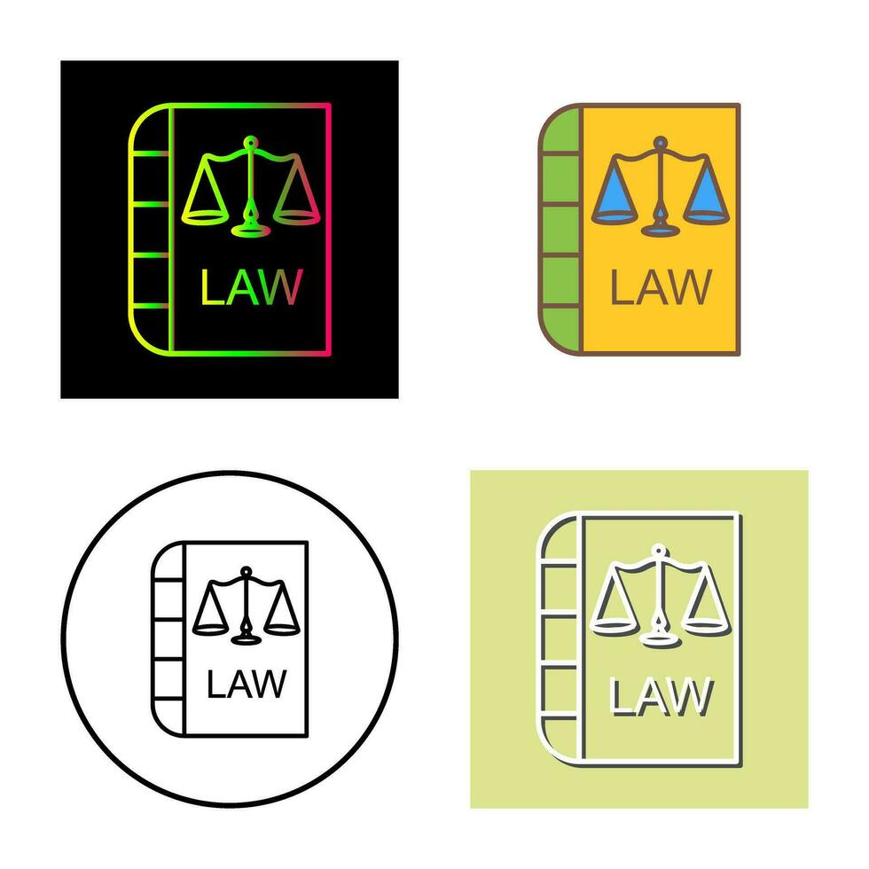 Law and Order Vector Icon