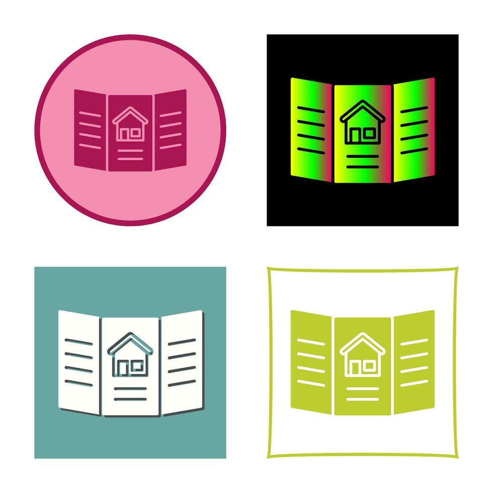 Brochure Vector Icon