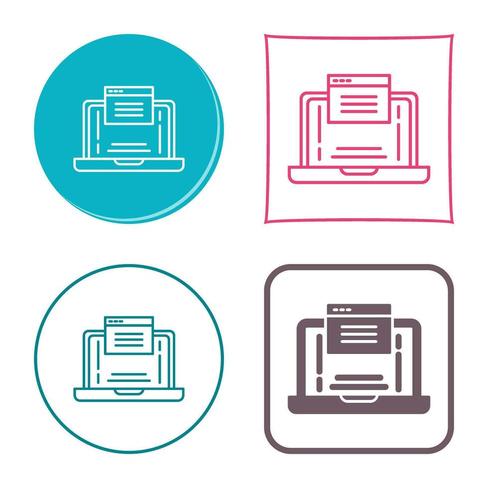 Website Vector Icon