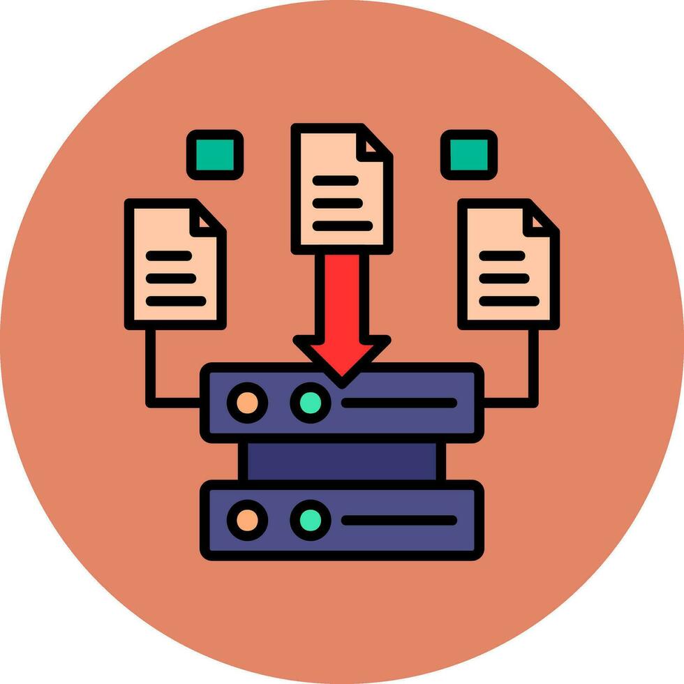 Data Collecting Vector Icon