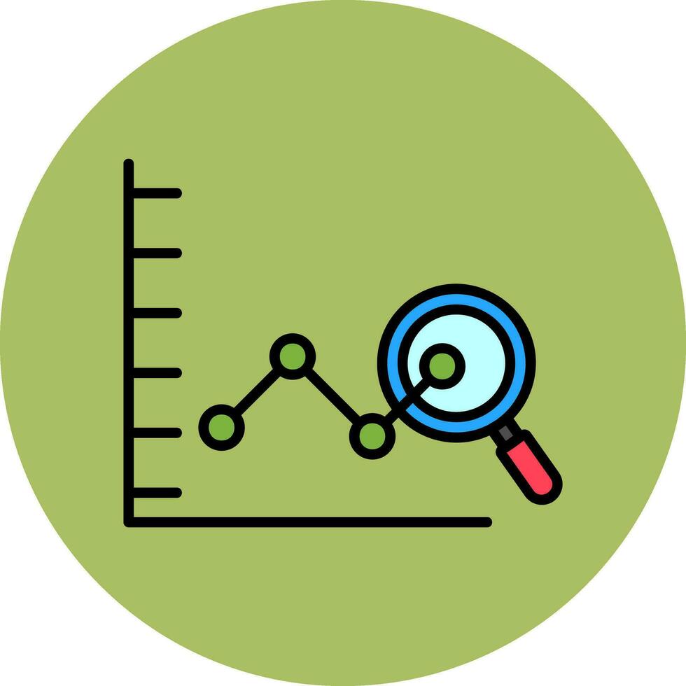 Predictive Analysis Vector Icon