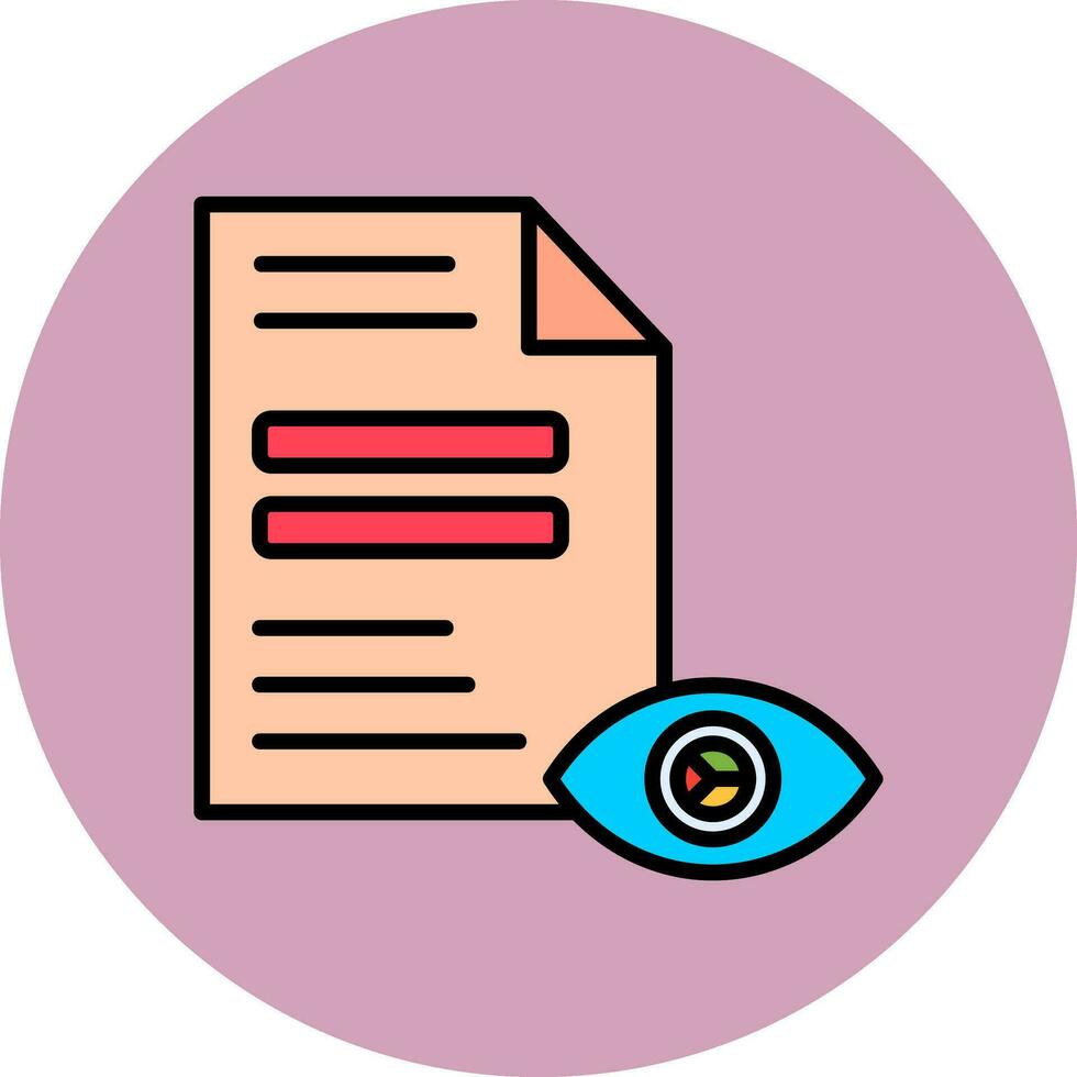 Data Visualization Vector Icon