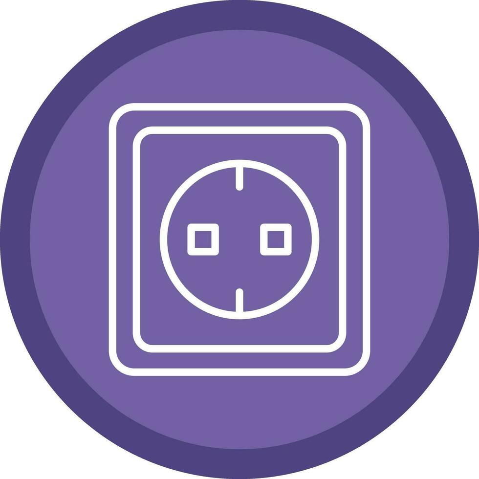 Electric socket Vector Icon Design