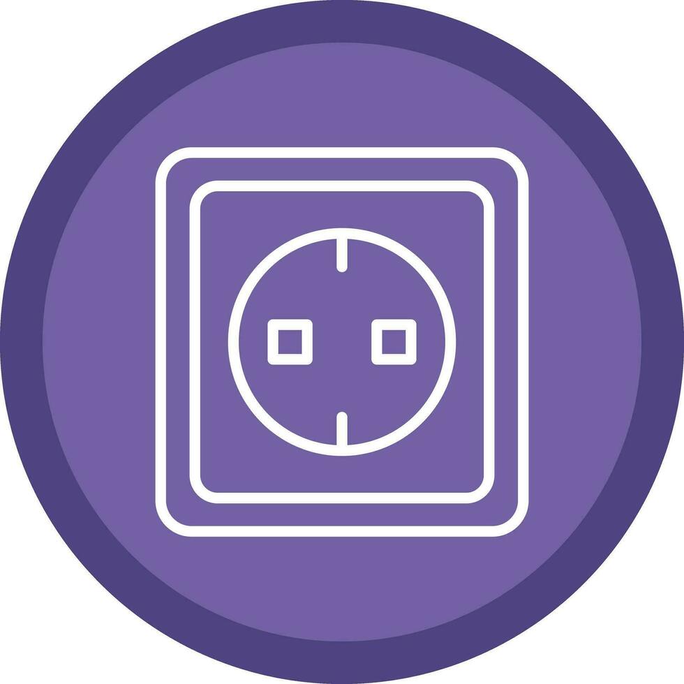 Electric socket Vector Icon Design